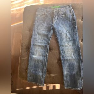 Rock & roll denim pistol straight 33x30